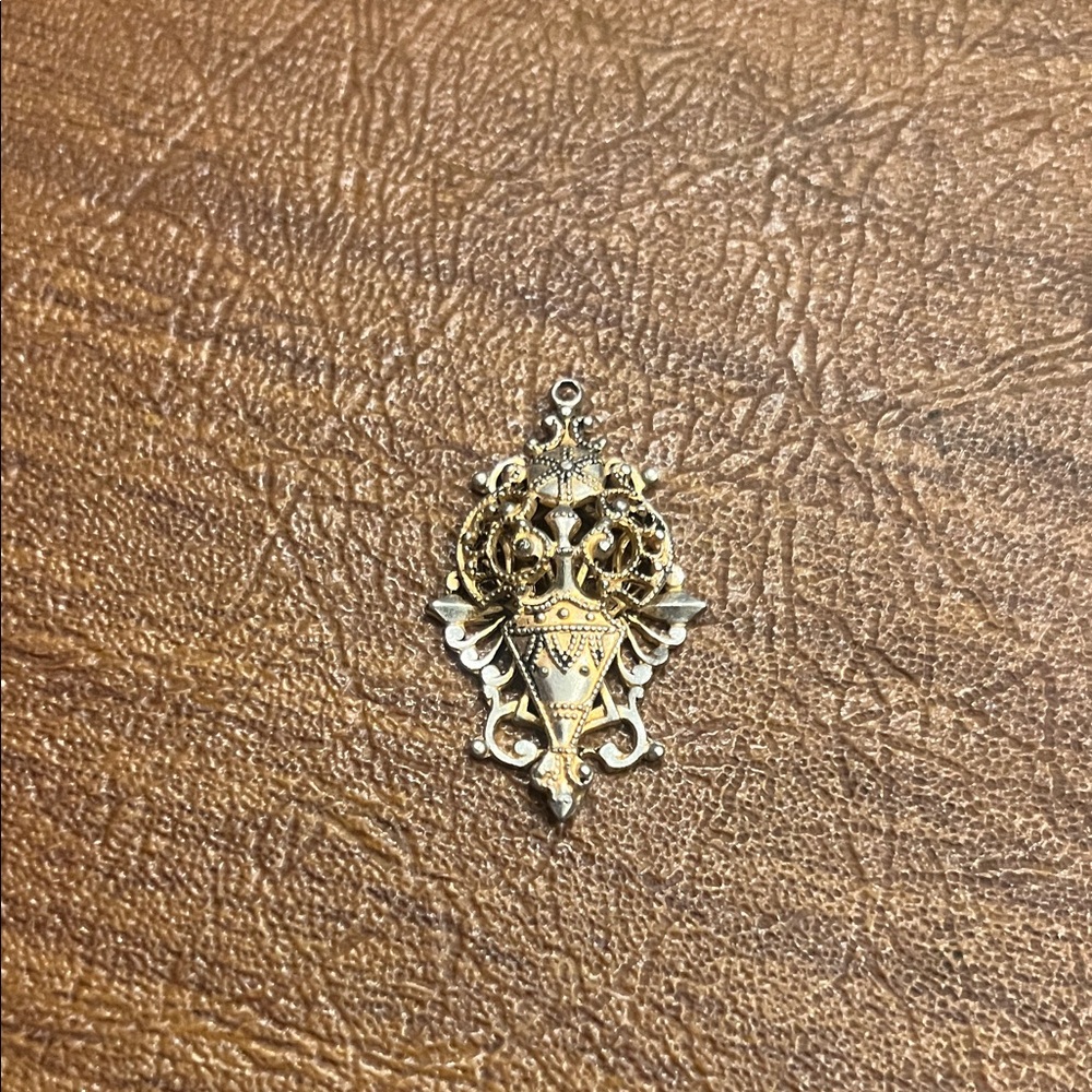 Gold and Silver Pendant